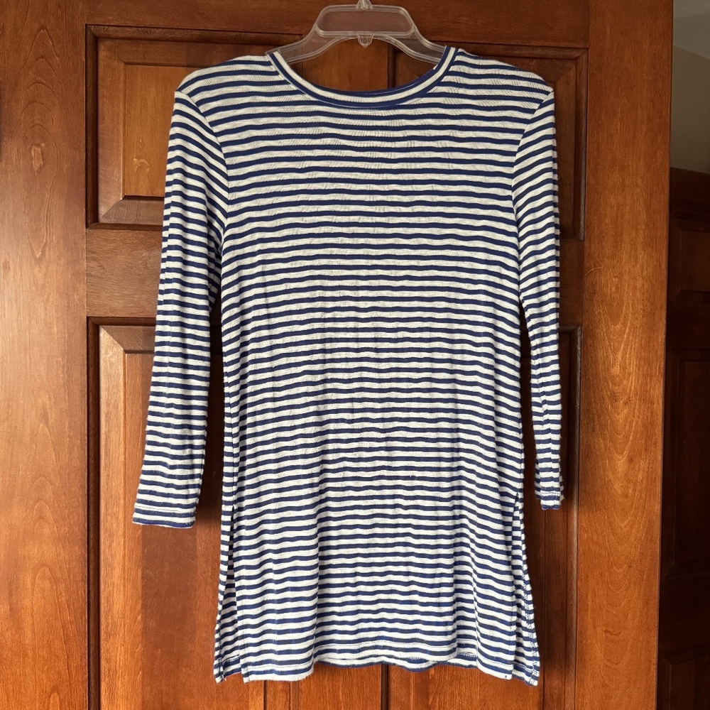 Crew Neck Longline Top